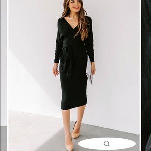 NWOT Vici Knit midi sweater dress